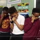 Brooklyn, N.Y., students participate in mannequin challenge to fight bullying.
Twitter video screenshot